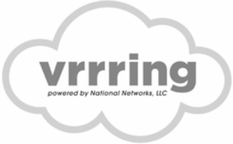 VRRRING POWERED BY NATIONAL NETWORKS, LLC Logo (USPTO, 03/18/2019)