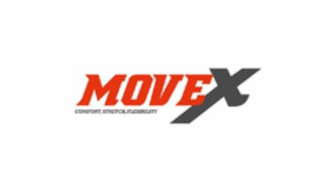 MOVEX COMFORT, STRETCH, FLEXIBILITY Logo (USPTO, 21.03.2019)