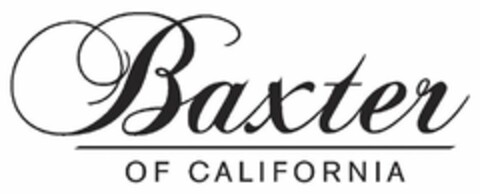 BAXTER OF CALIFORNIA Logo (USPTO, 11.04.2019)