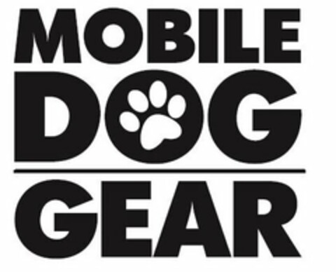 MOBILE DOG GEAR Logo (USPTO, 08/21/2019)