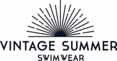 VINTAGE SUMMER SWIMWEAR Logo (USPTO, 23.09.2019)