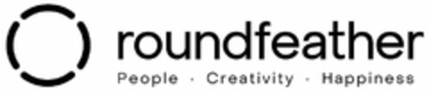 ROUNDFEATHER PEOPLE · CREATIVITY · HAPPINESS Logo (USPTO, 13.01.2020)
