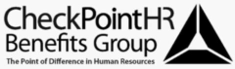 CHECKPOINT HR BENEFITS GROUP THE POINT OF DIFFERENCE IN HUMAN RESOURCES Logo (USPTO, 25.07.2009)