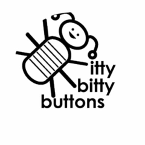 ITTY BITTY BUTTONS Logo (USPTO, 19.03.2010)