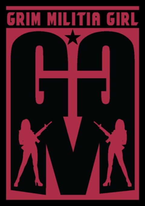 GRIM MILITIA GIRL GMG Logo (USPTO, 22.09.2010)