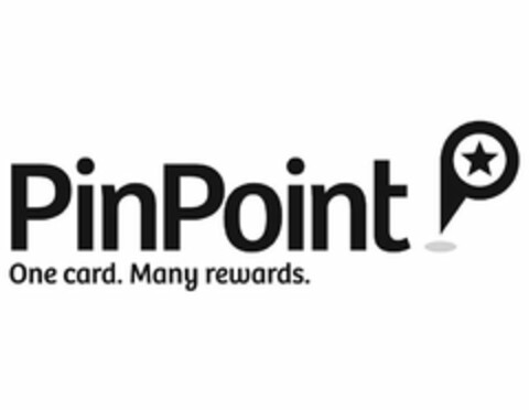 PINPOINT ONE CARD. MANY REWARDS. Logo (USPTO, 05.12.2011)