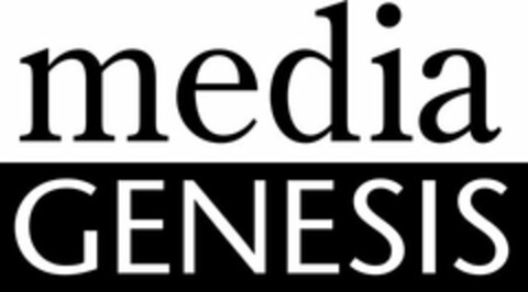 MEDIA GENESIS Logo (USPTO, 20.04.2012)