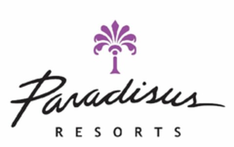 PARADISUS RESORTS Logo (USPTO, 04/25/2013)