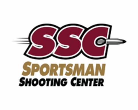 SSC SPORTSMAN SHOOTING CENTER Logo (USPTO, 07/05/2013)