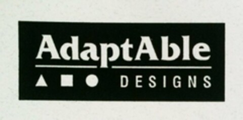 ADAPTABLE DESIGNS Logo (USPTO, 19.03.2014)