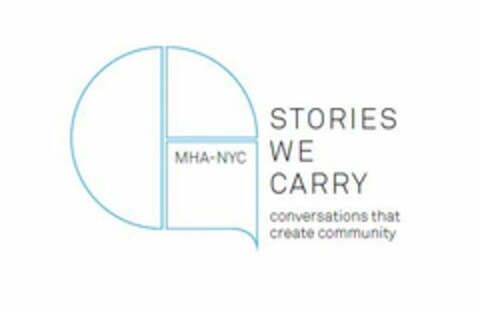 MHANYC STORIES WE CARRY CONVERSATIONS THAT CREATE COMMUNITY Logo (USPTO, 14.04.2014)