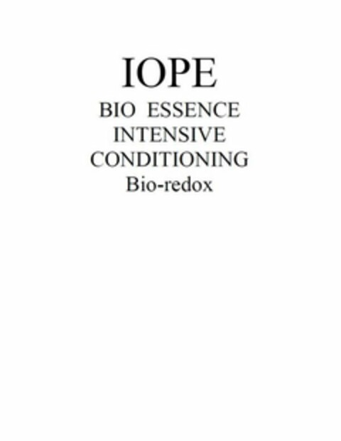 IOPE BIO ESSENCE INTENSIVE CONDITIONING BIO-REDOX Logo (USPTO, 18.07.2014)
