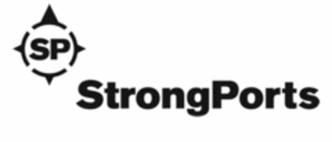 SP STRONGPORTS Logo (USPTO, 08/19/2014)