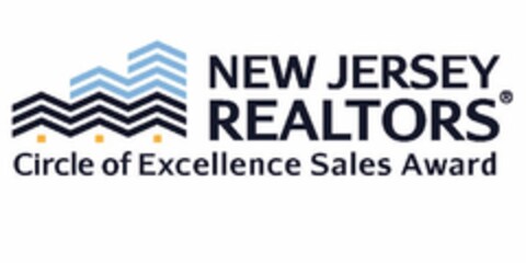 NEW JERSEY REALTORS CIRCLE OF EXCELLENCE SALES AWARD Logo (USPTO, 08/06/2015)