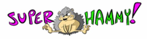 SUPER HAMMY! Logo (USPTO, 08/25/2015)