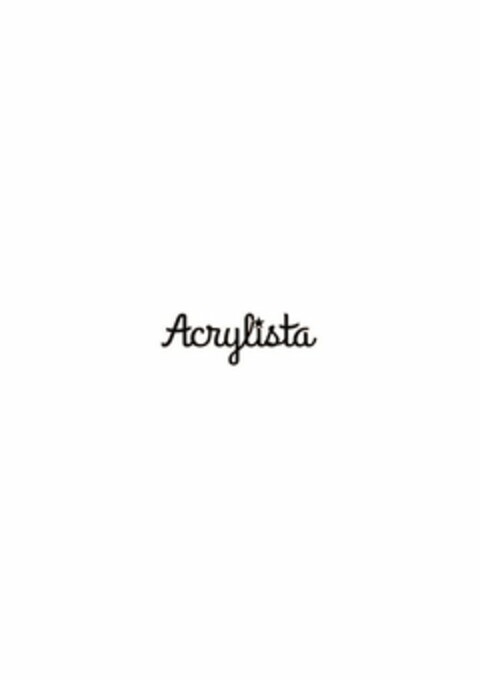 ACRYLISTA Logo (USPTO, 16.06.2016)