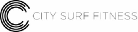 C CITY SURF FITNESS Logo (USPTO, 24.06.2016)