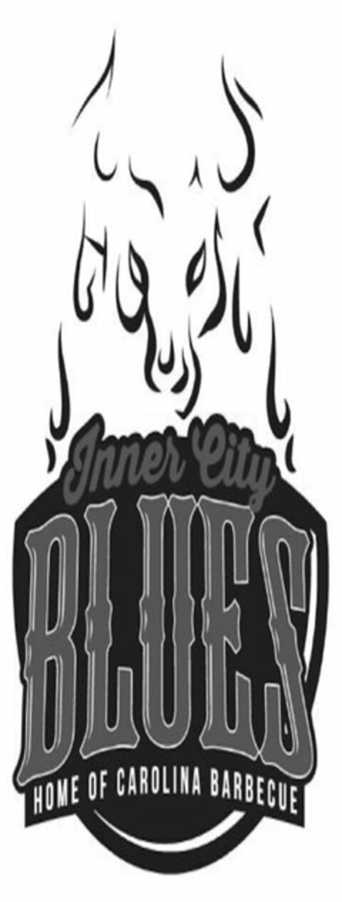 INNER CITY BLUES HOME OF CAROLINA BARBECUE Logo (USPTO, 21.03.2017)