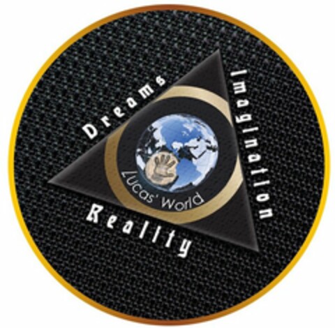 DREAMS IMAGINATION REALITY LUCAS' WORLD Logo (USPTO, 11.05.2017)