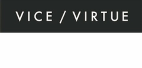 VICE / VIRTUE Logo (USPTO, 06/09/2017)