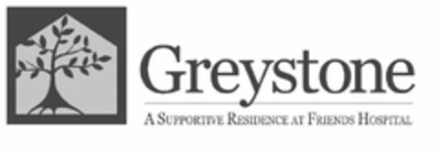 GREYSTONE A SUPPORTIVE RESIDENCE AT FRIENDS HOSPITAL Logo (USPTO, 27.06.2017)