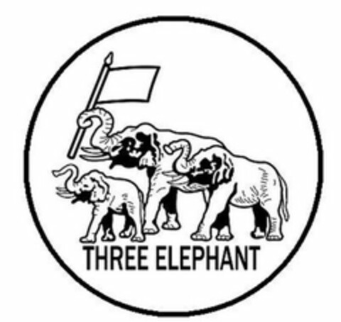 THREE ELEPHANT Logo (USPTO, 28.11.2017)
