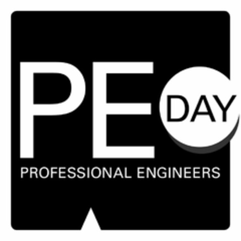 PE PROFESSIONAL ENGINEERS DAY Logo (USPTO, 14.02.2018)