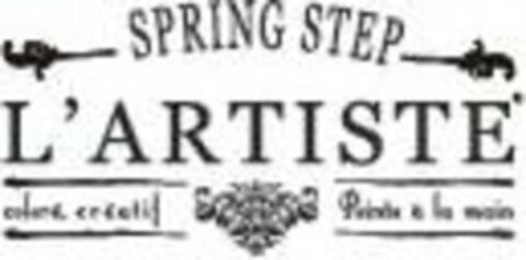 L'ARTISTE SPRING STEP COLORÉ CRÉATIF PEINTS À LA MAIN Logo (USPTO, 03/09/2018)