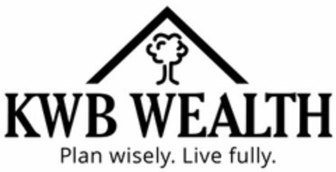 KWB WEALTH PLAN WISELY. LIVE FULLY. Logo (USPTO, 02/22/2019)