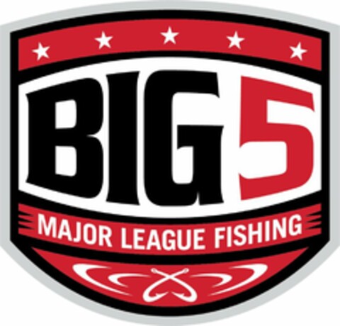 BIG 5 MAJOR LEAGUE FISHING Logo (USPTO, 30.07.2020)