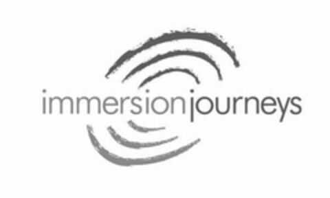 IMMERSION JOURNEYS Logo (USPTO, 04/21/2010)