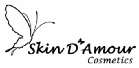 SKIN D AMOUR COSMETICS Logo (USPTO, 11.05.2010)