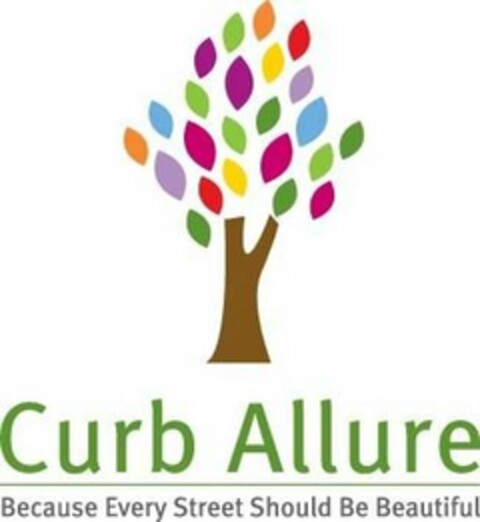 CURB ALLURE BECAUSE EVERY STREET SHOULDBE BEAUTIFUL Logo (USPTO, 07/13/2010)