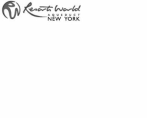 RW RESORTS WORLD AQUEDUCT NEW YORK Logo (USPTO, 29.07.2010)