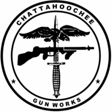 CHATTAHOOCHEE GUN WORKS Logo (USPTO, 18.08.2010)