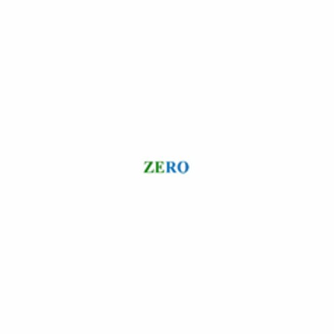 ZERO Logo (USPTO, 10.12.2010)