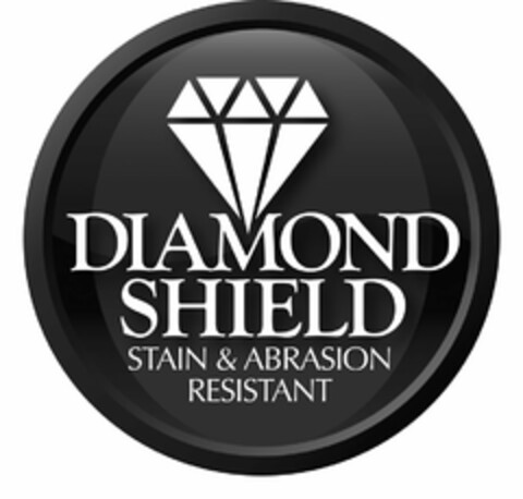 DIAMOND SHIELD STAIN & ABRASION RESISTANT Logo (USPTO, 12/14/2011)