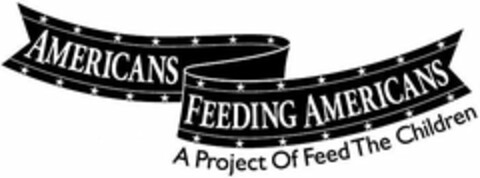 AMERICANS FEEDING AMERICANS A PROJECT OF FEED THE CHILDREN Logo (USPTO, 13.02.2012)