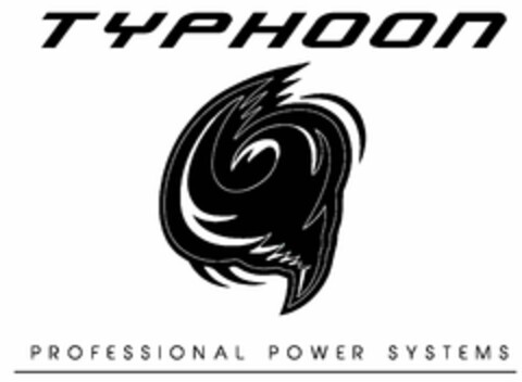 TYPHOON PROFESSIONAL POWER SYSTEMS Logo (USPTO, 29.11.2012)