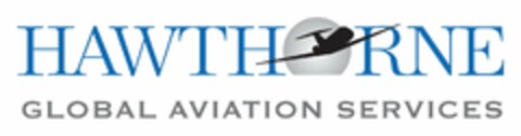 HAWTHORNE GLOBAL AVIATION SERVICES Logo (USPTO, 21.05.2013)