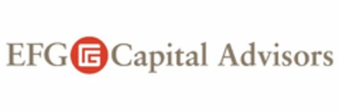 EFG CAPITAL ADVISORS Logo (USPTO, 30.07.2013)