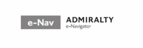 E-NAV ADMIRALTY E-NAVIGATOR Logo (USPTO, 10/21/2013)