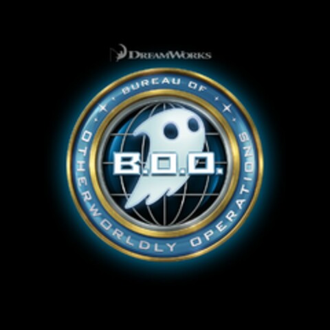 DREAMWORKS B.O.O. BUREAU OF OTHERWORLDLY OPERATIONS Logo (USPTO, 03/07/2014)