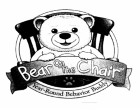 BEAR ON THE CHAIR YEAR-ROUND BEHAVIOR BUDDY Logo (USPTO, 05/30/2014)