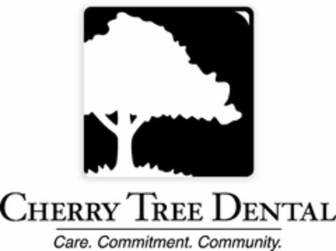 CHERRY TREE DENTAL CARE. COMMITMENT. COMMUNITY. Logo (USPTO, 02.06.2014)