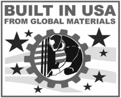 BUILT IN USA FROM GLOBAL MATERIALS Logo (USPTO, 07.11.2014)