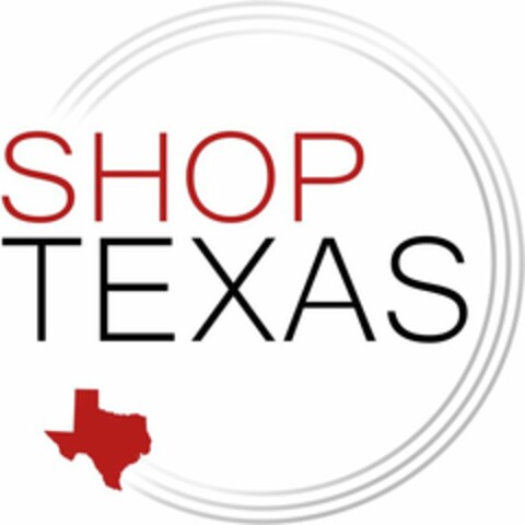 SHOP TEXAS Logo (USPTO, 16.05.2015)