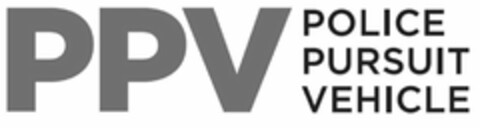 PPV POLICE PURSUIT VEHICLE Logo (USPTO, 06/10/2015)