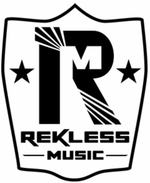 RM REKLESS MUSIC Logo (USPTO, 06/29/2015)