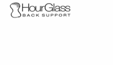 HOURGLASS BACK SUPPORT Logo (USPTO, 01/06/2016)